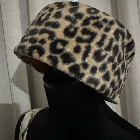 Vintage 1960s leopard hat - Picture 1 of 4